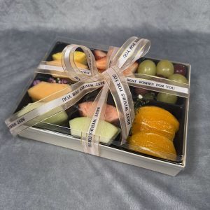 3 lb fresh-cut fruit medley with melon, pineapple, grapes, and strawberries