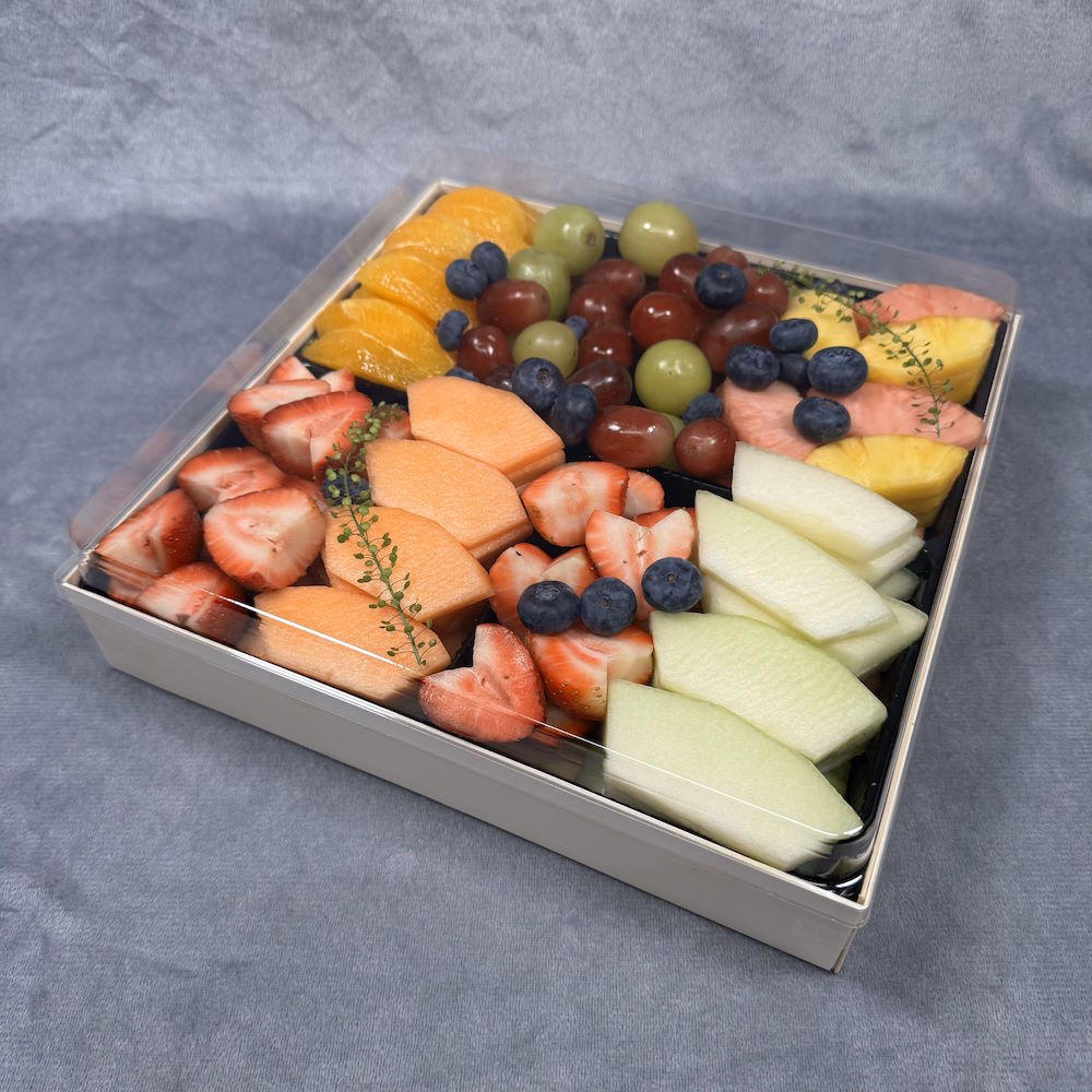 6 lb fresh-cut fruit medley with melon, pineapple, grapes, and more