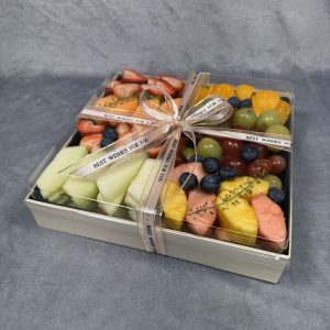 6 lb fresh-cut fruit medley with melon, pineapple, grapes, and more