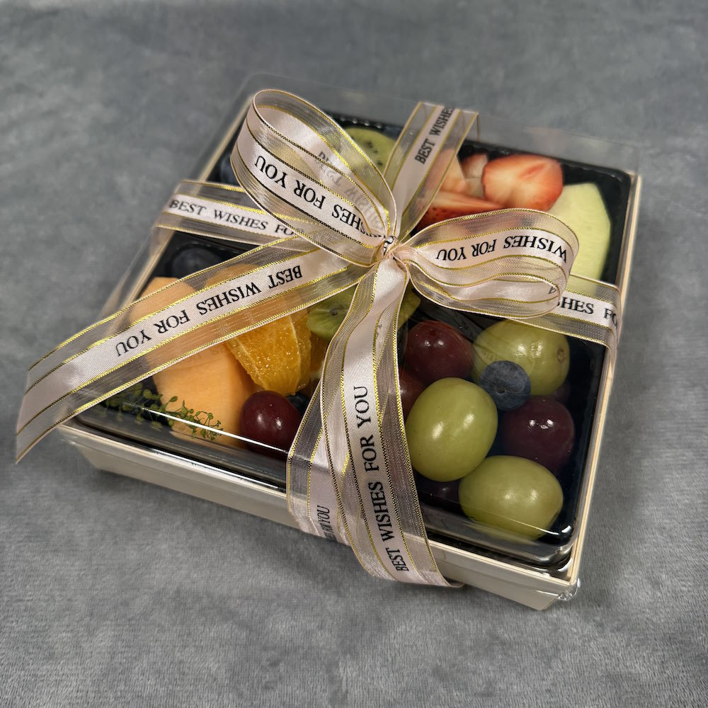 fresh-cut fruit medley with melon, pineapple, grapes, and more