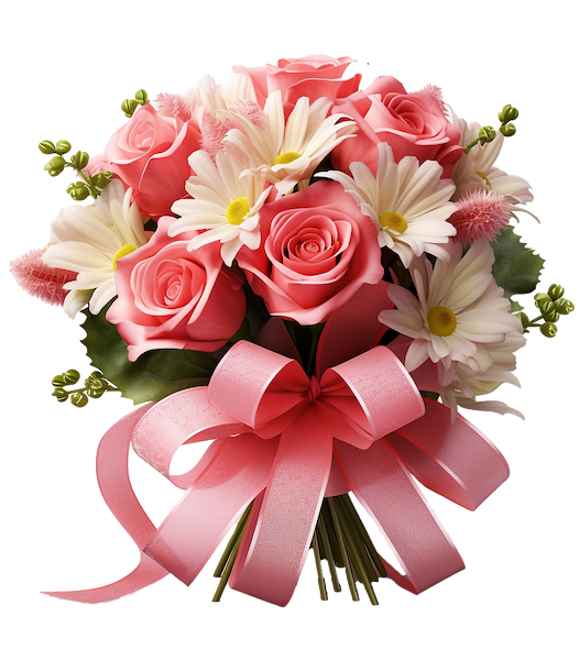 Joy Star Gifts Flower Bouquet Pink